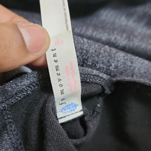 FP movement by Free People Shiny Black Crop Racerback Tank - Picture 5 of 5